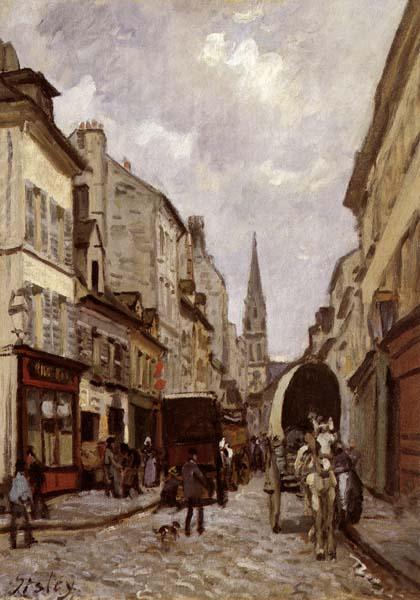 Alfred Sisley La Grande-Rue,Argenteuil oil painting image